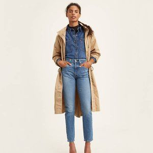 Levi's 501 Skinny High Rise Button Fly Jeans